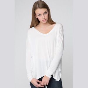 Brandy Melville white long sleeve